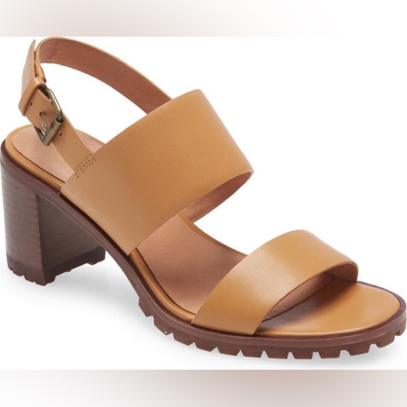 Madewell Tan Leather Sandals - Picture 1 of 11